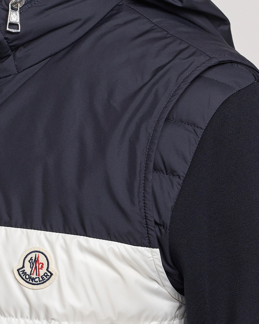 Herren | Jacken | Moncler | Cerces Down Vest Off White/Navy