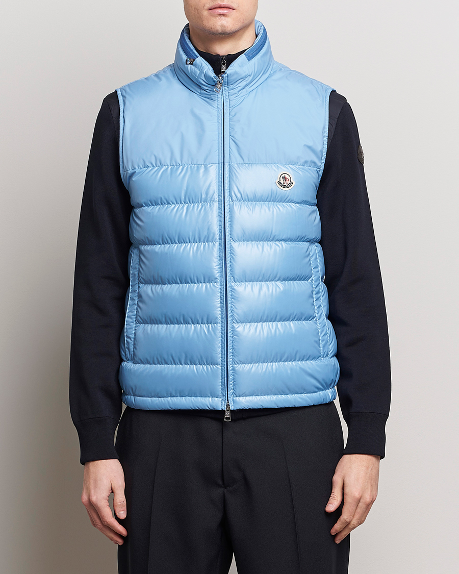 Herren | Jacken | Moncler | Cerces Down Vest Light Blue