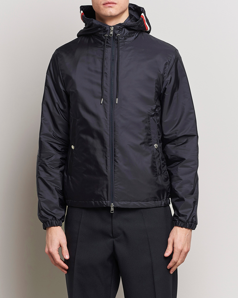 Men | Casual Jackets | Moncler | Grimpeurs Hooded Jacket Navy