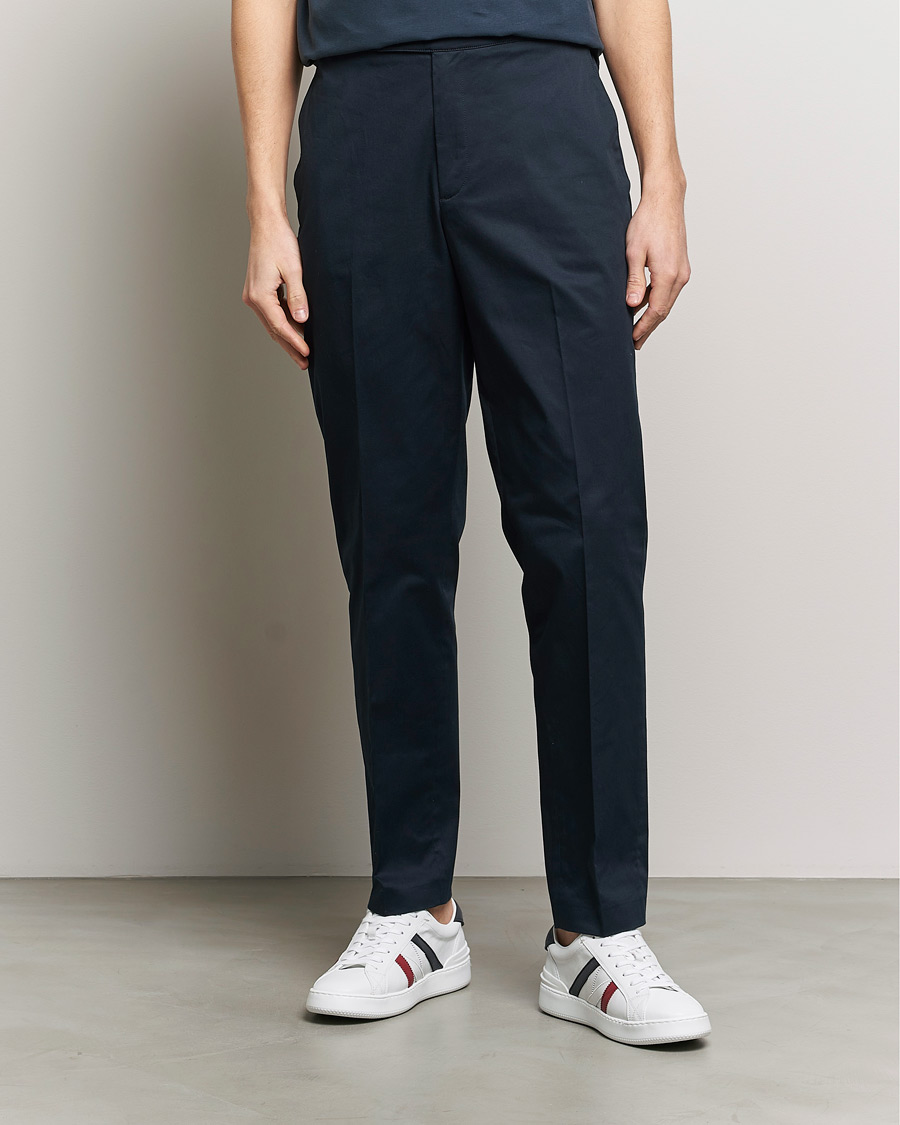 Herren |  | Moncler | Contrast Banded Trousers Navy