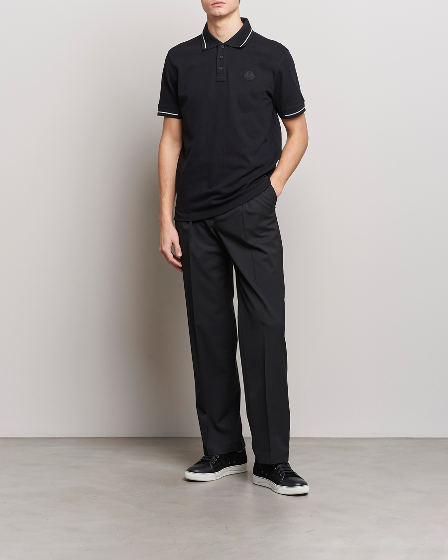 Herren | Poloshirts | Moncler | Tonal Logo Polo Black