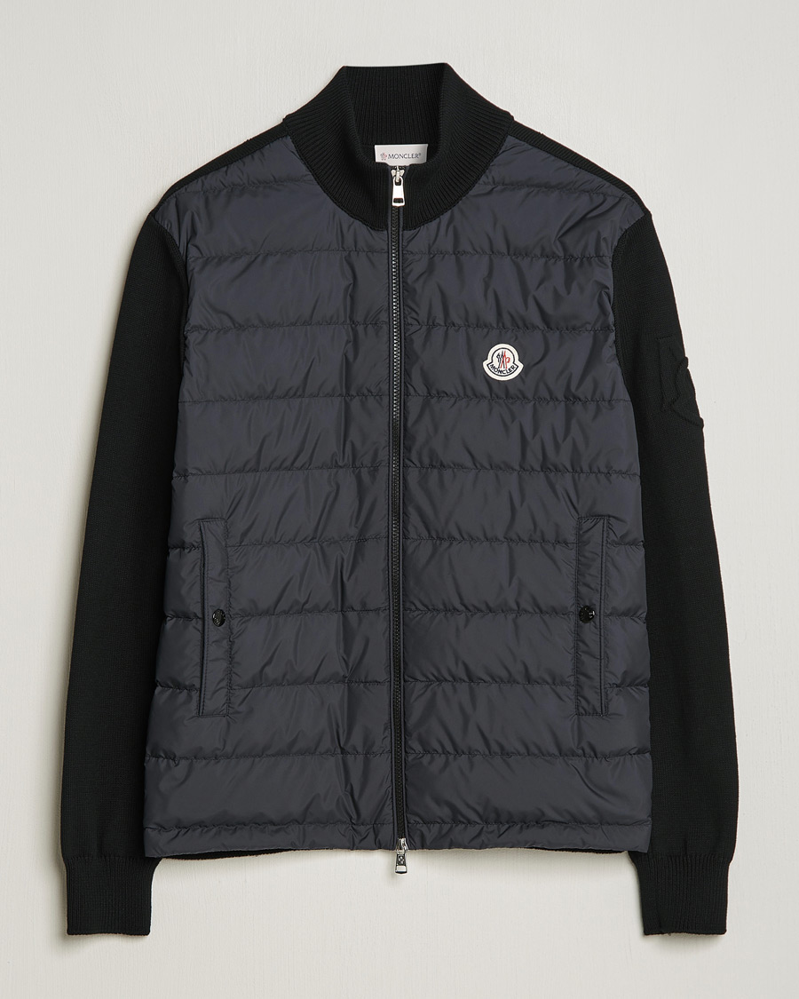 Herren | Pullover | Moncler | Hybrid Zip Cardigan Black