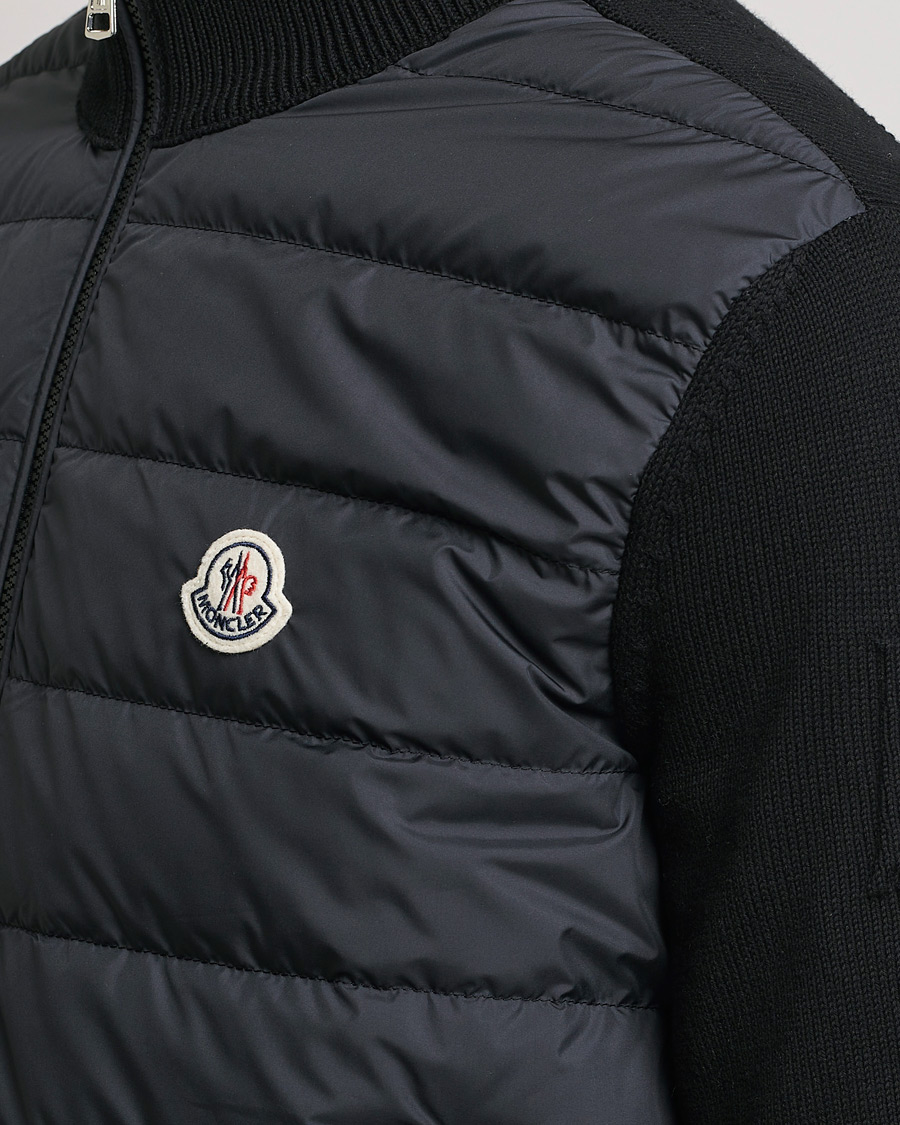 Herren | Pullover | Moncler | Hybrid Zip Cardigan Black