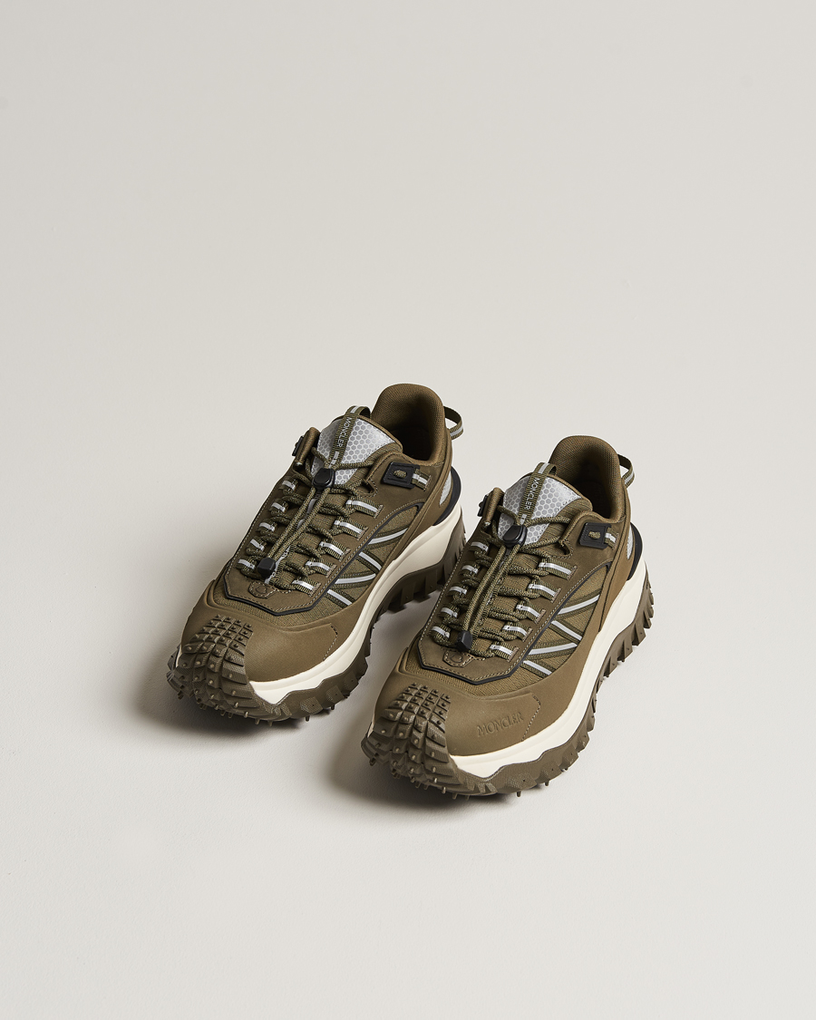 Herren | Wildlederschuhe | Moncler | Trailgrip Low Sneakers Military Green
