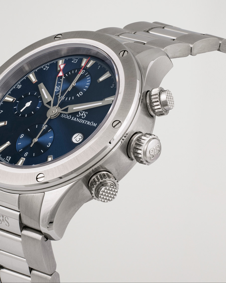 Herren | Sjöö Sandström Pre-Owned UTC Extreme 1 Blue Steel Silver | Sjöö Sandström Pre-Owned | UTC Extreme 1 Blue Steel Silver