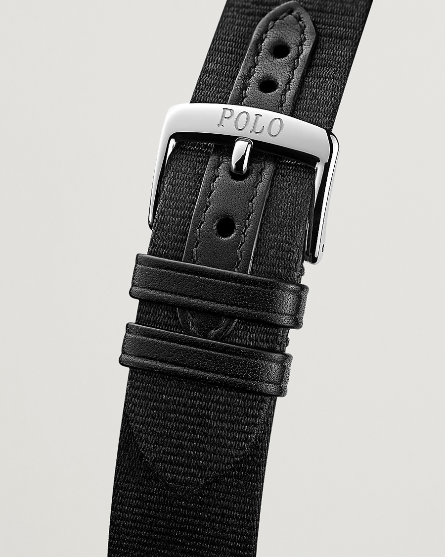 Herren | Lederarmband | Polo Ralph Lauren | 42mm Automatic Tartan White Dial