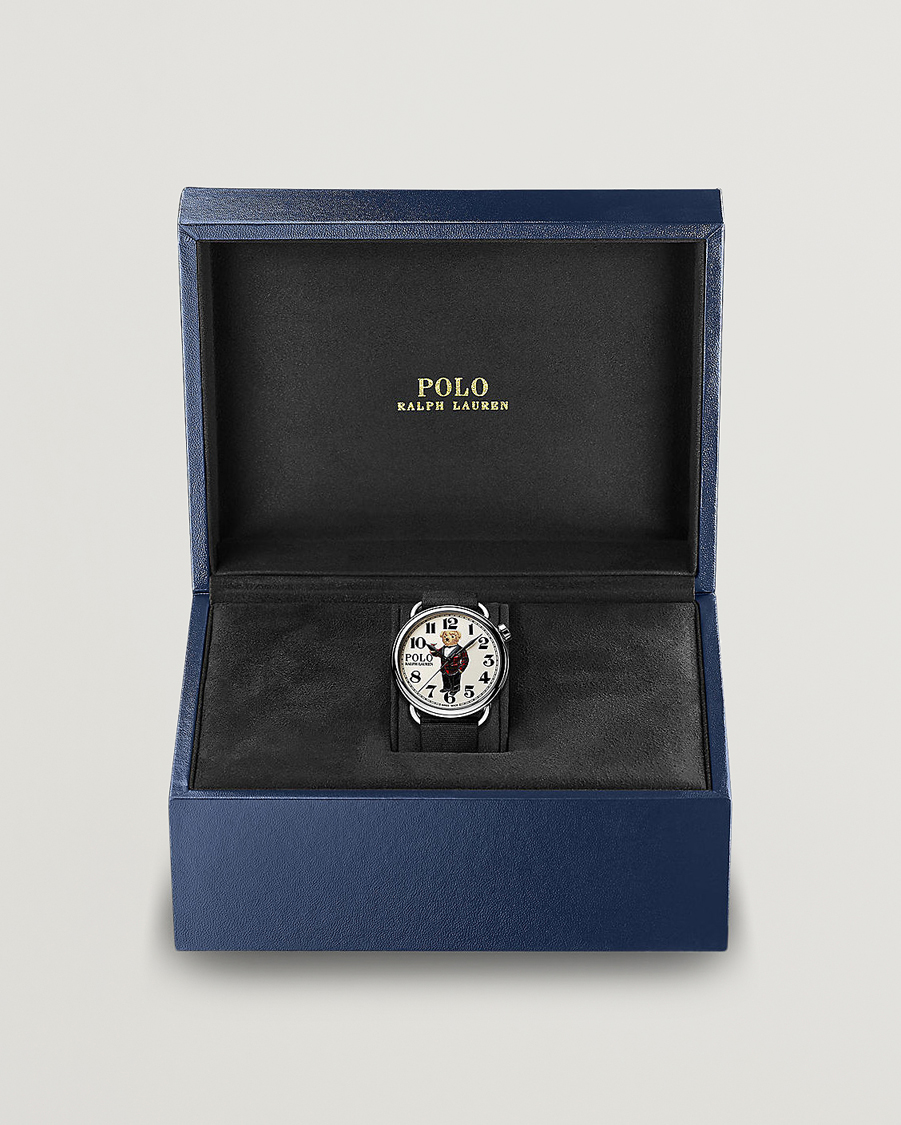 Herren | Lederarmband | Polo Ralph Lauren | 42mm Automatic Tartan White Dial