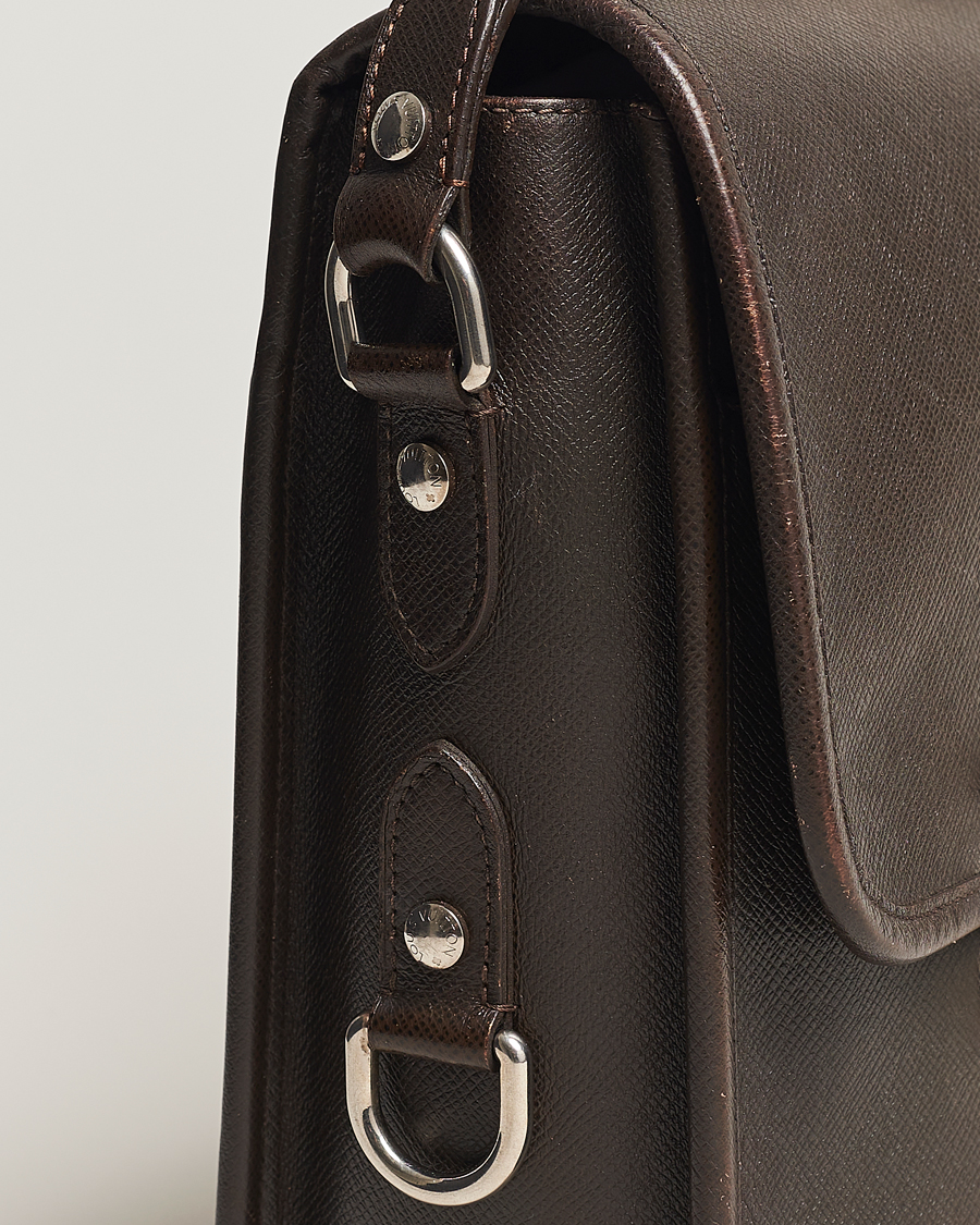 Herren | Louis Vuitton Pre-Owned Alexei Leather Messenger Bag Leather Brown | Louis Vuitton Pre-Owned | Alexei Leather Messenger Bag Leather Brown