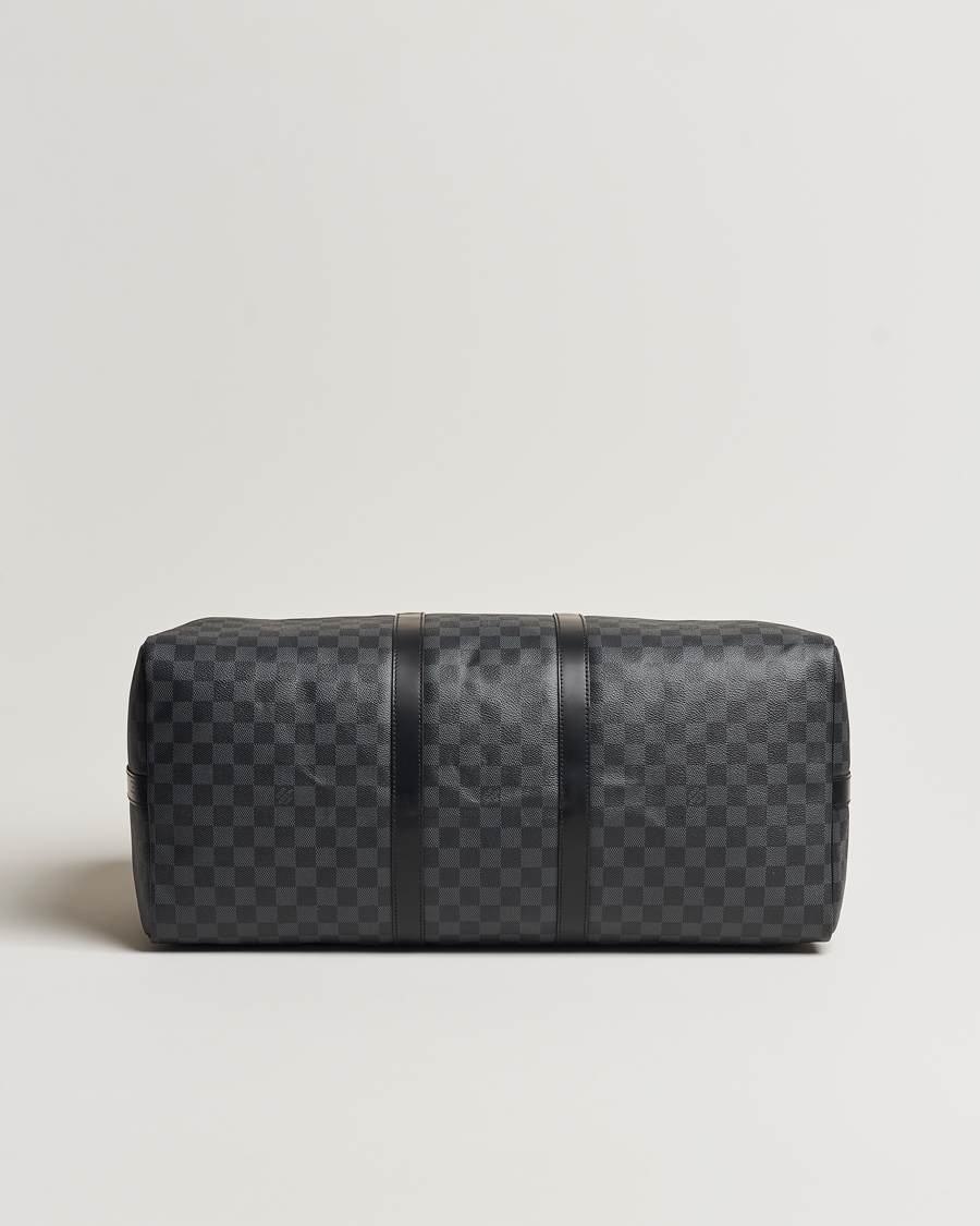 Herren | Louis Vuitton Pre-Owned Keepall Bandoulière 55 Damier Graphite | Louis Vuitton Pre-Owned | Keepall Bandoulière 55 Damier Graphite