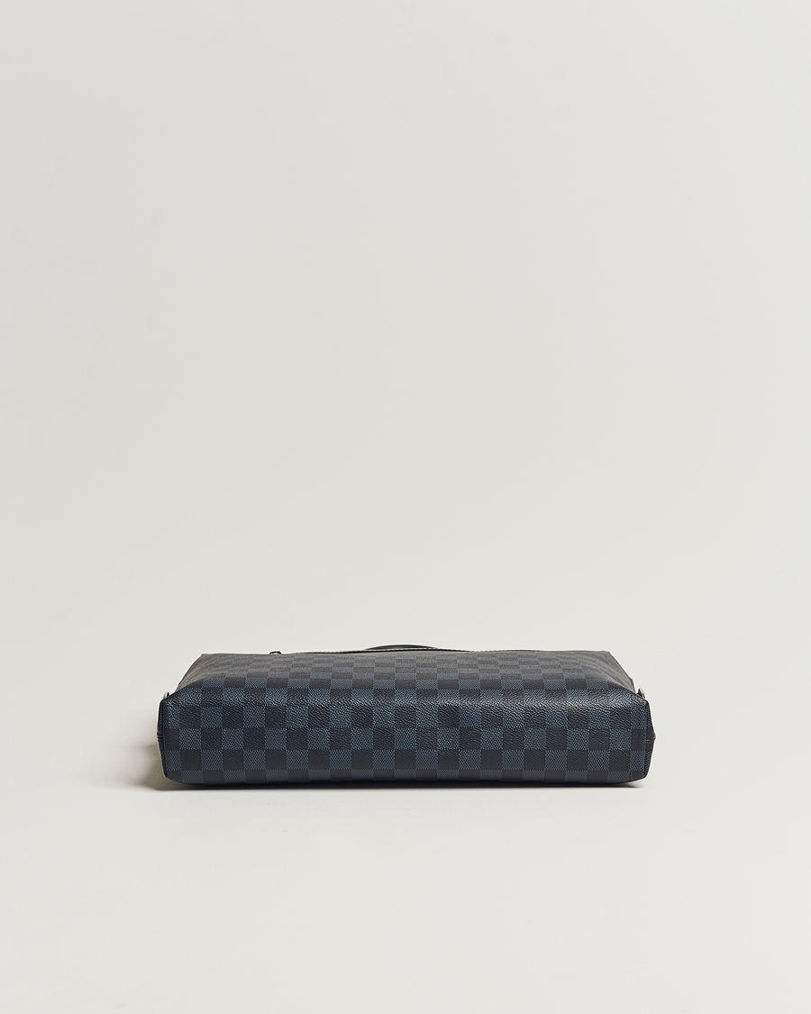 Herren | Louis Vuitton Pre-Owned Porte-Documents Jour Briefcase Damier Navy | Louis Vuitton Pre-Owned | Porte-Documents Jour Briefcase Damier Navy