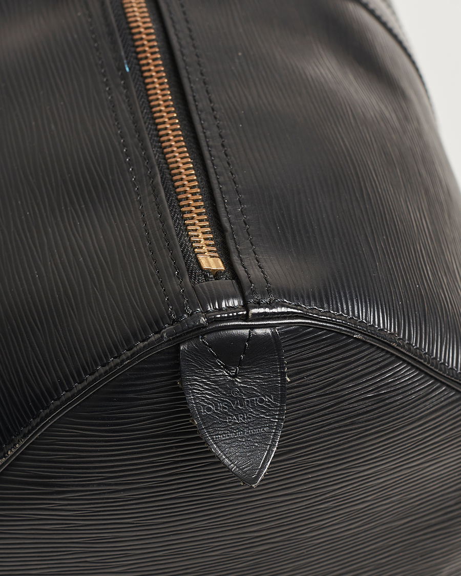 Herren | Louis Vuitton Pre-Owned Keepall 50 Epi Leather Travel Bag Black | Louis Vuitton Pre-Owned | Keepall 50 Epi Leather Travel Bag Black