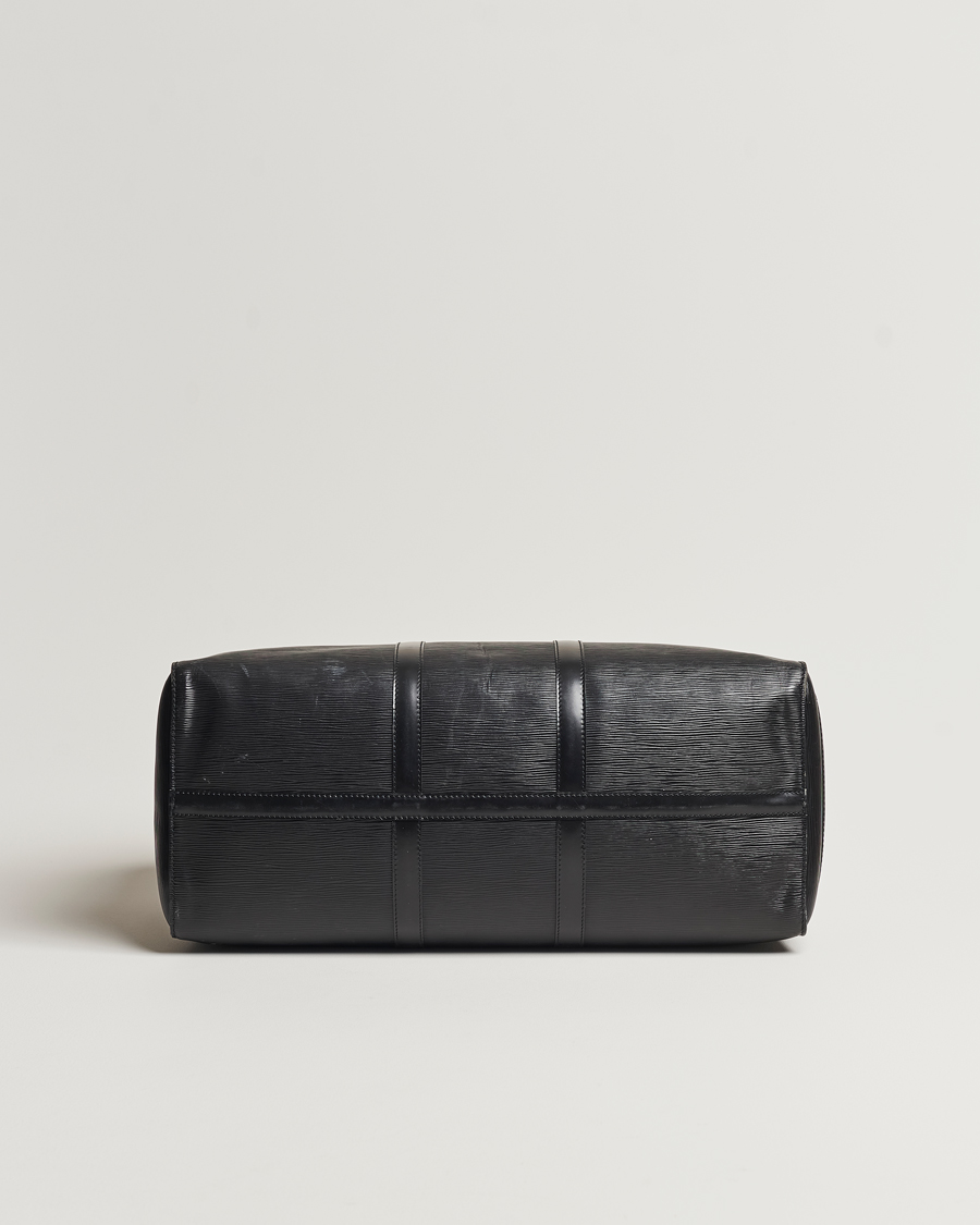 Herren | Louis Vuitton Pre-Owned Keepall 50 Epi Leather Travel Bag Black | Louis Vuitton Pre-Owned | Keepall 50 Epi Leather Travel Bag Black