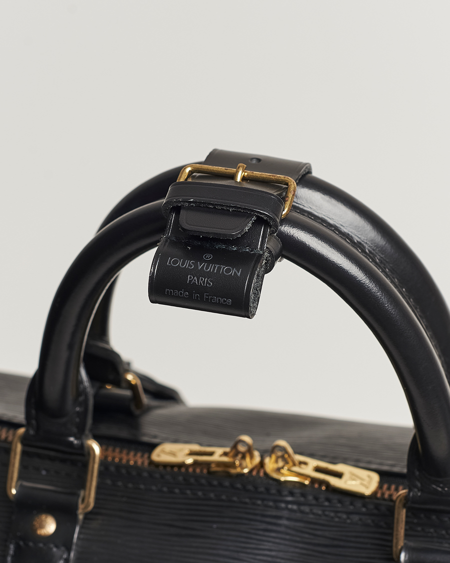 Herren | Louis Vuitton Pre-Owned Keepall 50 Epi Leather Travel Bag Black | Louis Vuitton Pre-Owned | Keepall 50 Epi Leather Travel Bag Black