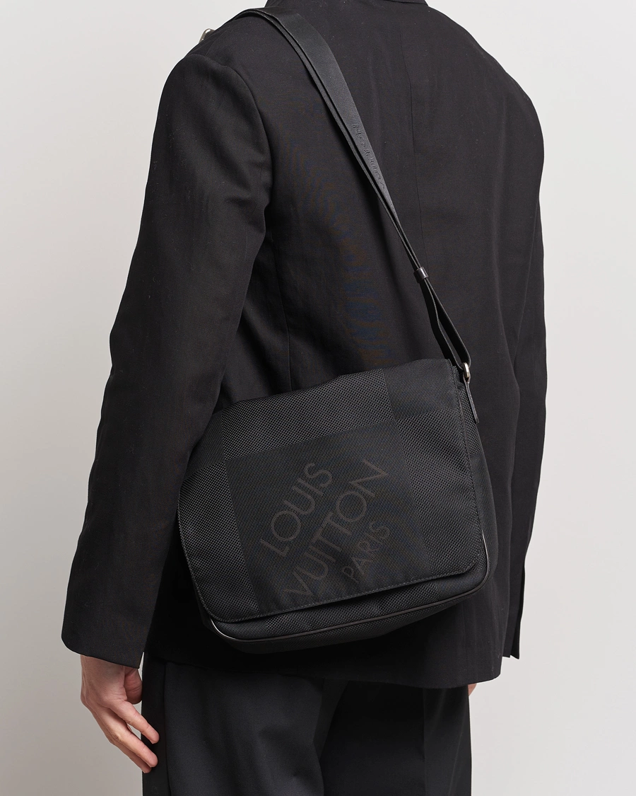 Herren | Pre-owned Accessoires | Louis Vuitton Pre-Owned | Canvas Messenger Bag Damier Geant
