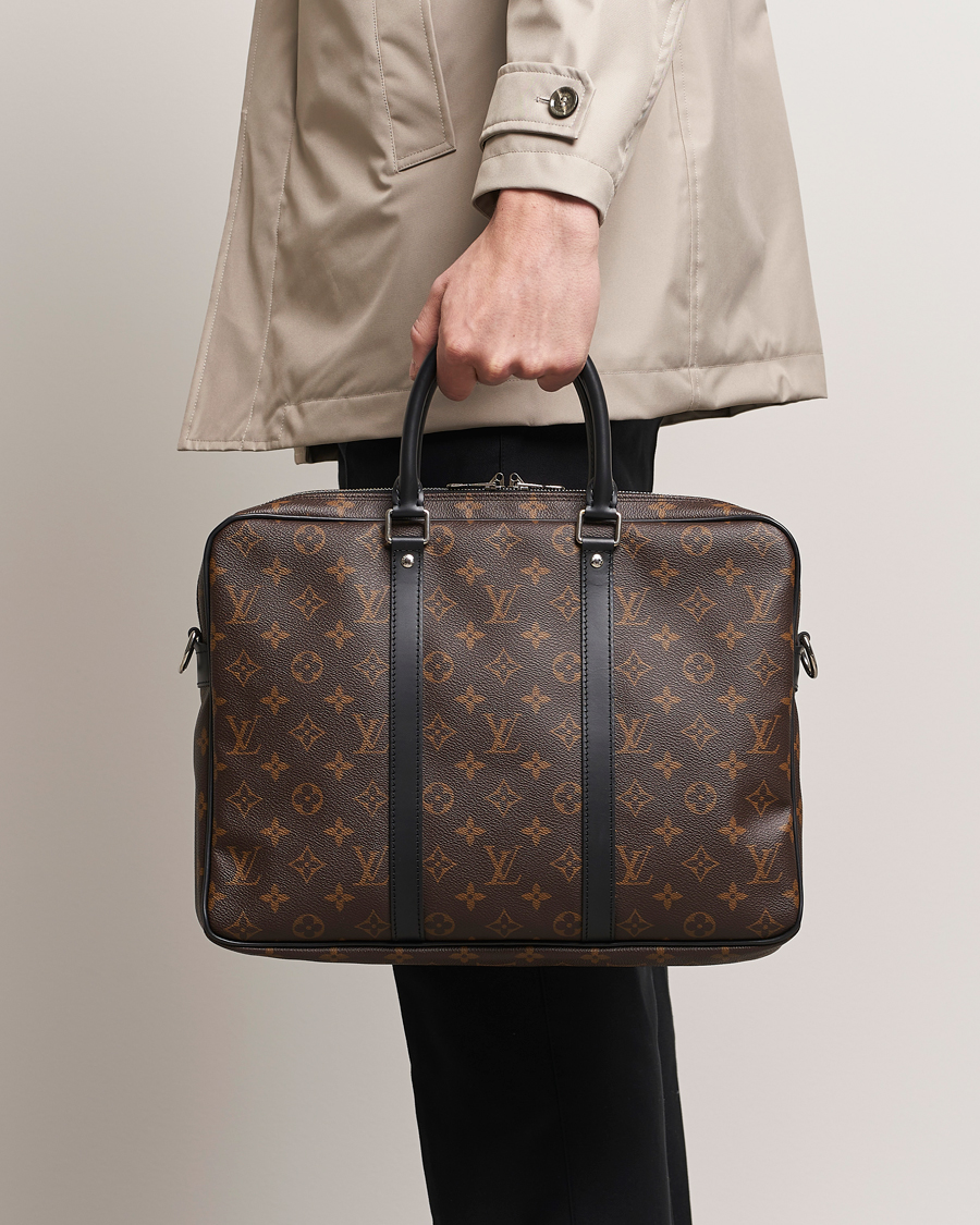 Herren | Accessoires | Louis Vuitton Pre-Owned | Porte-Documents Voyage Briefcase Monogram Macassar