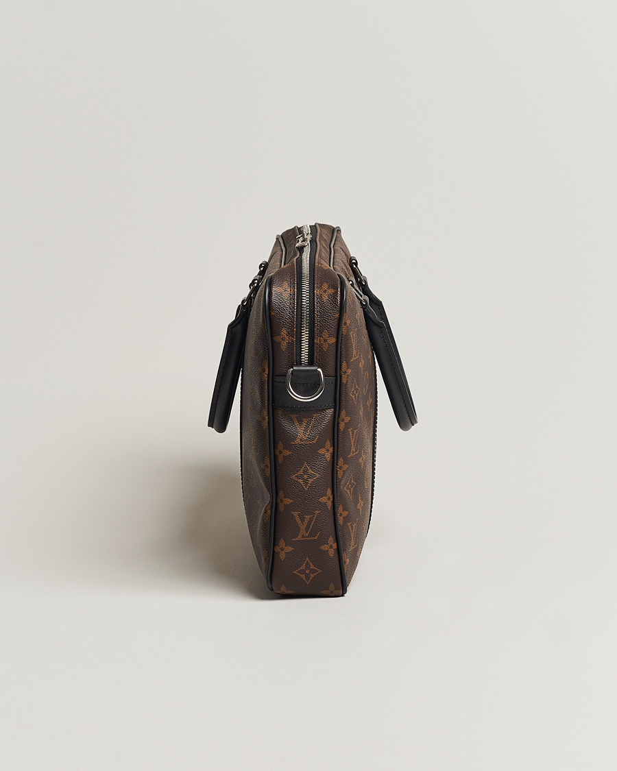 Herren | Louis Vuitton Pre-Owned Porte-Documents Voyage Briefcase Monogram Macassar | Louis Vuitton Pre-Owned | Porte-Documents Voyage Briefcase Monogram Macassar