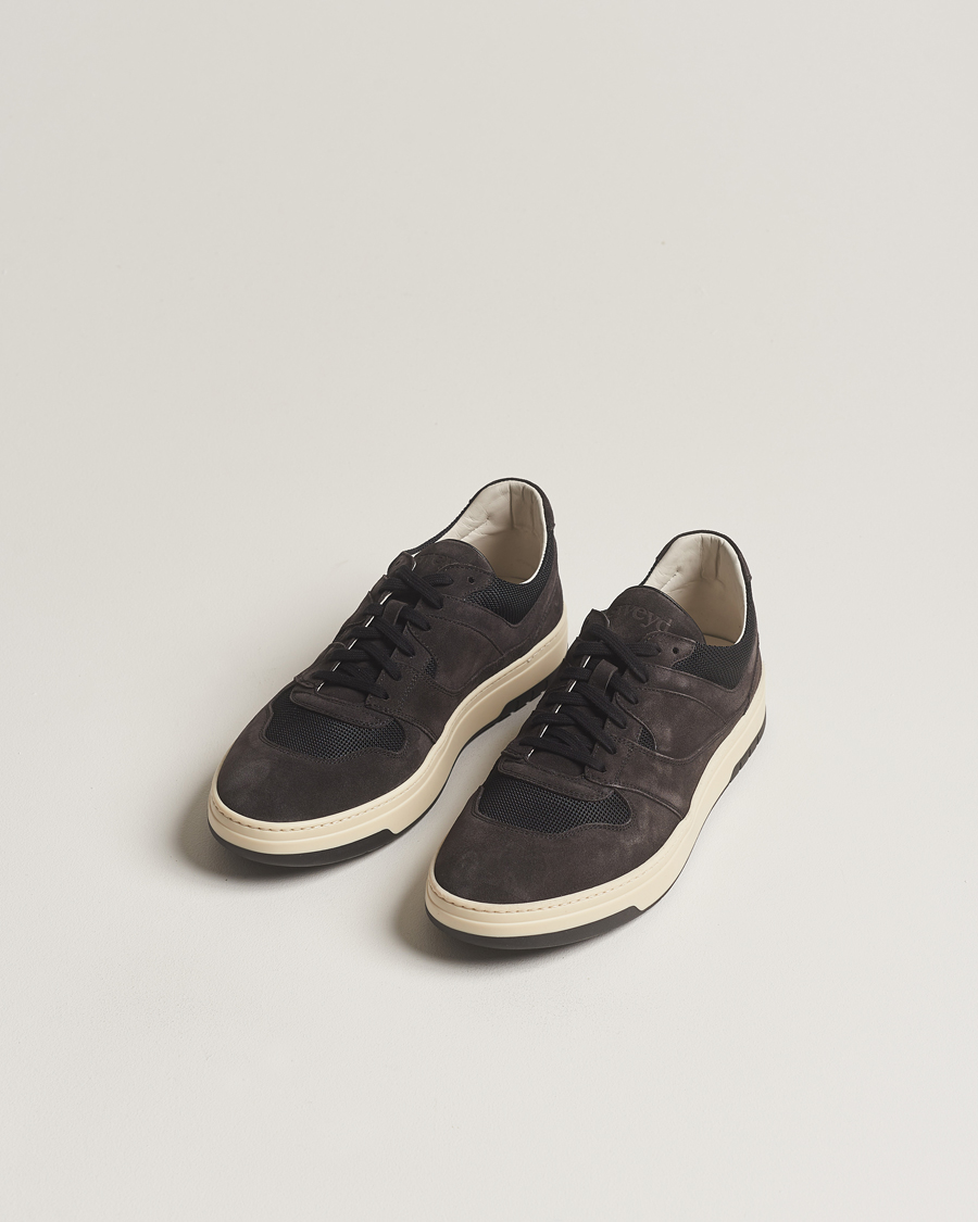 Men |  | Sweyd | Net Suede Sneaker Faded Black