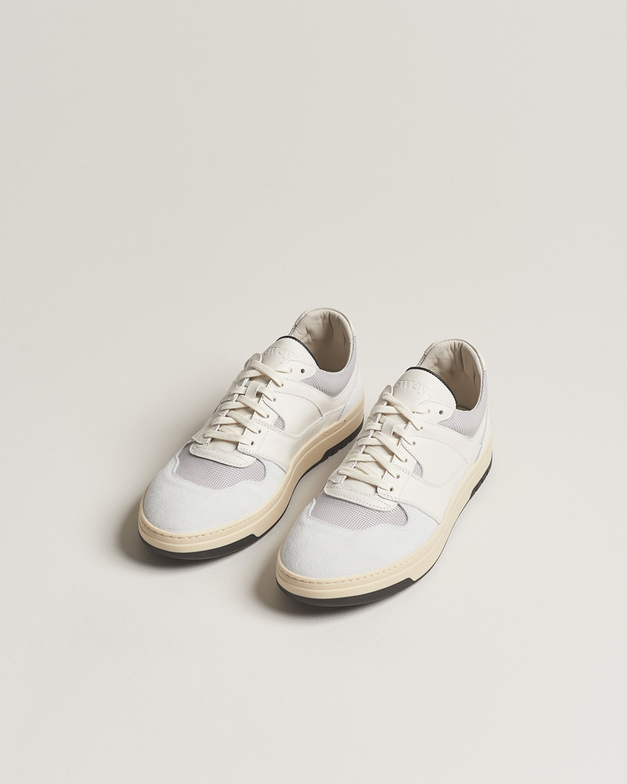 Herr | Skor | Sweyd | Net Suede/Leather Sneaker White/Grey