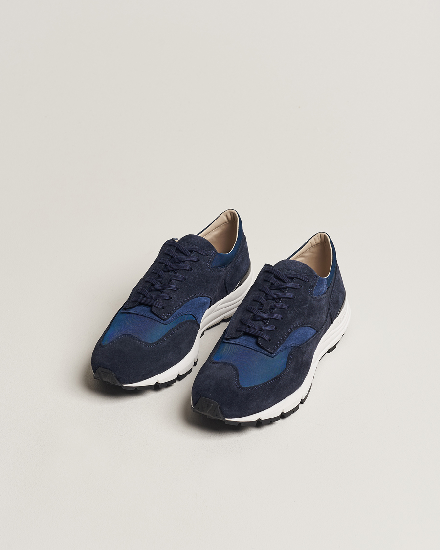 Herren | Schuhe | Sweyd | Way Suede Running Sneaker Navy