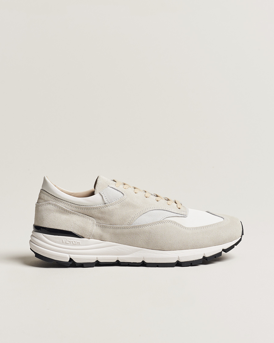 Herren | Sneaker | Sweyd | Way Suede Running Sneaker White/Grey