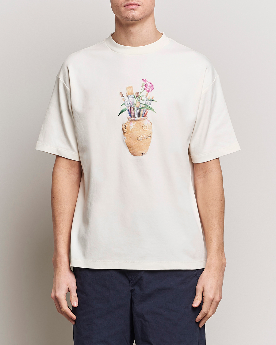 Herren | Kategorie | Drôle de Monsieur | Pinceaux T-Shirt Cream