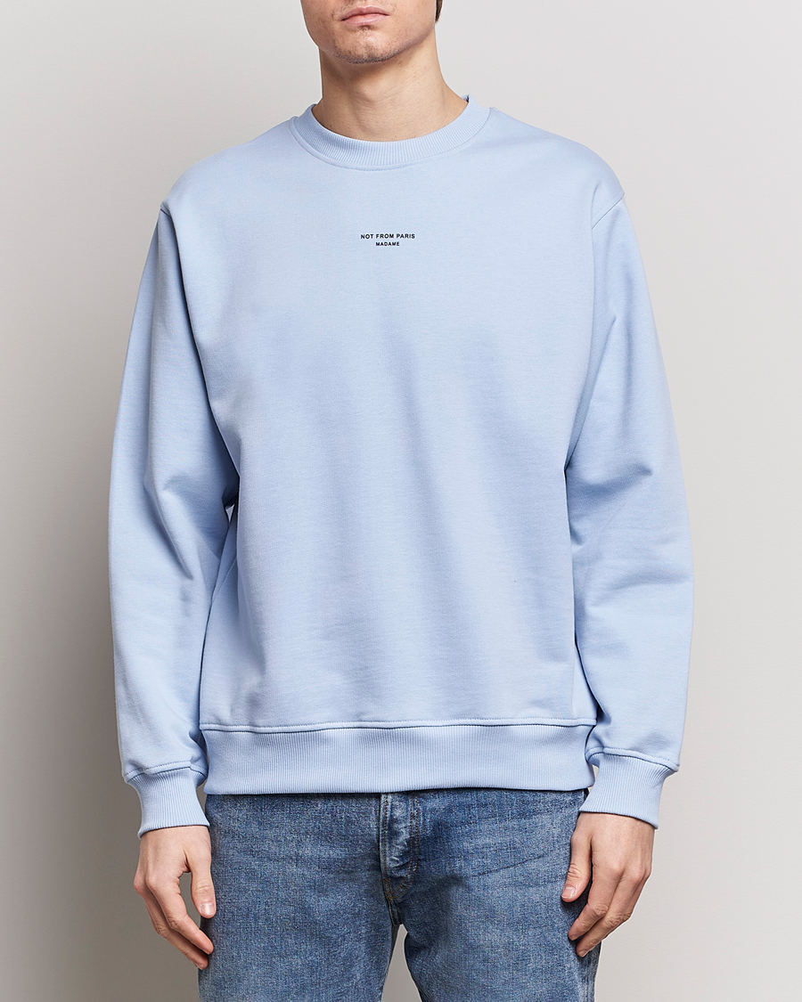 Herren | Drôle de Monsieur | Drôle de Monsieur | Classic NFPM Sweatshirt Light Blue