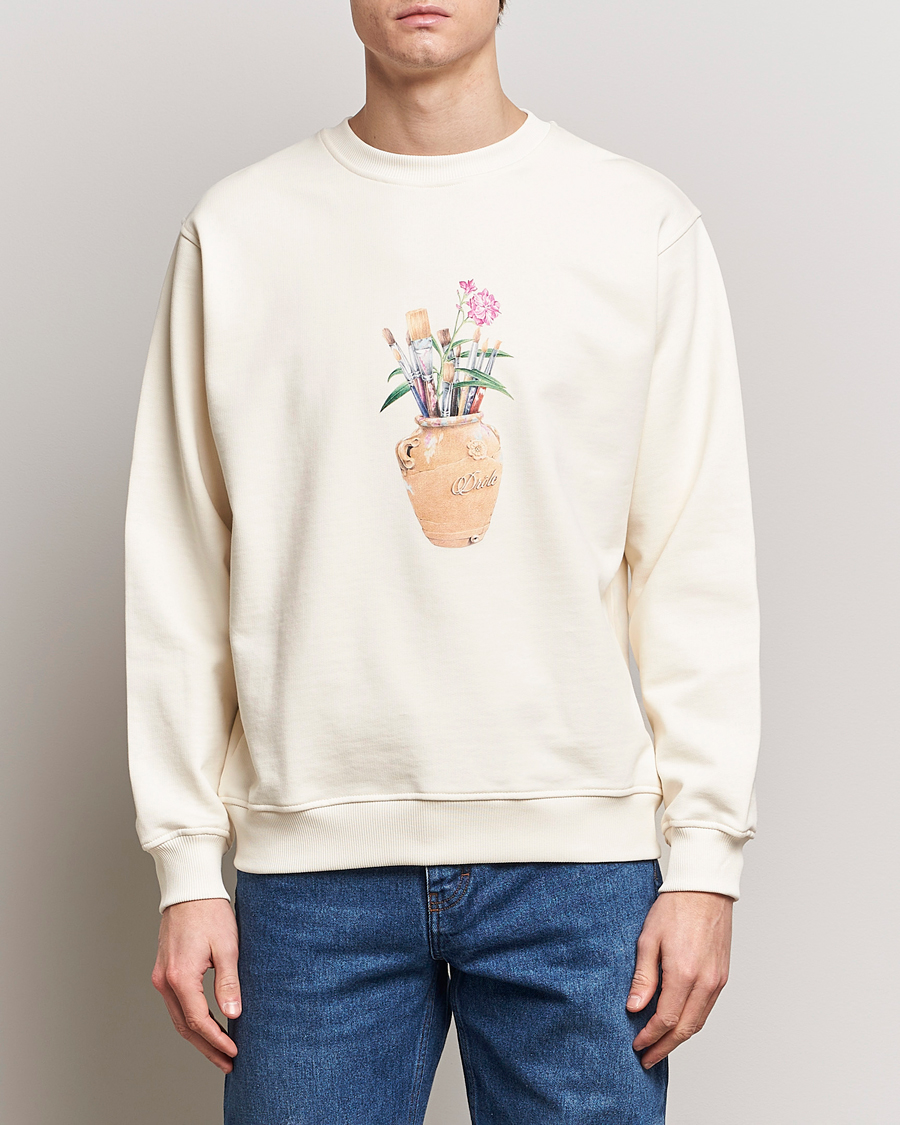 Herren | Contemporary Creators | Drôle de Monsieur | Pinceaux Sweatshirt Cream