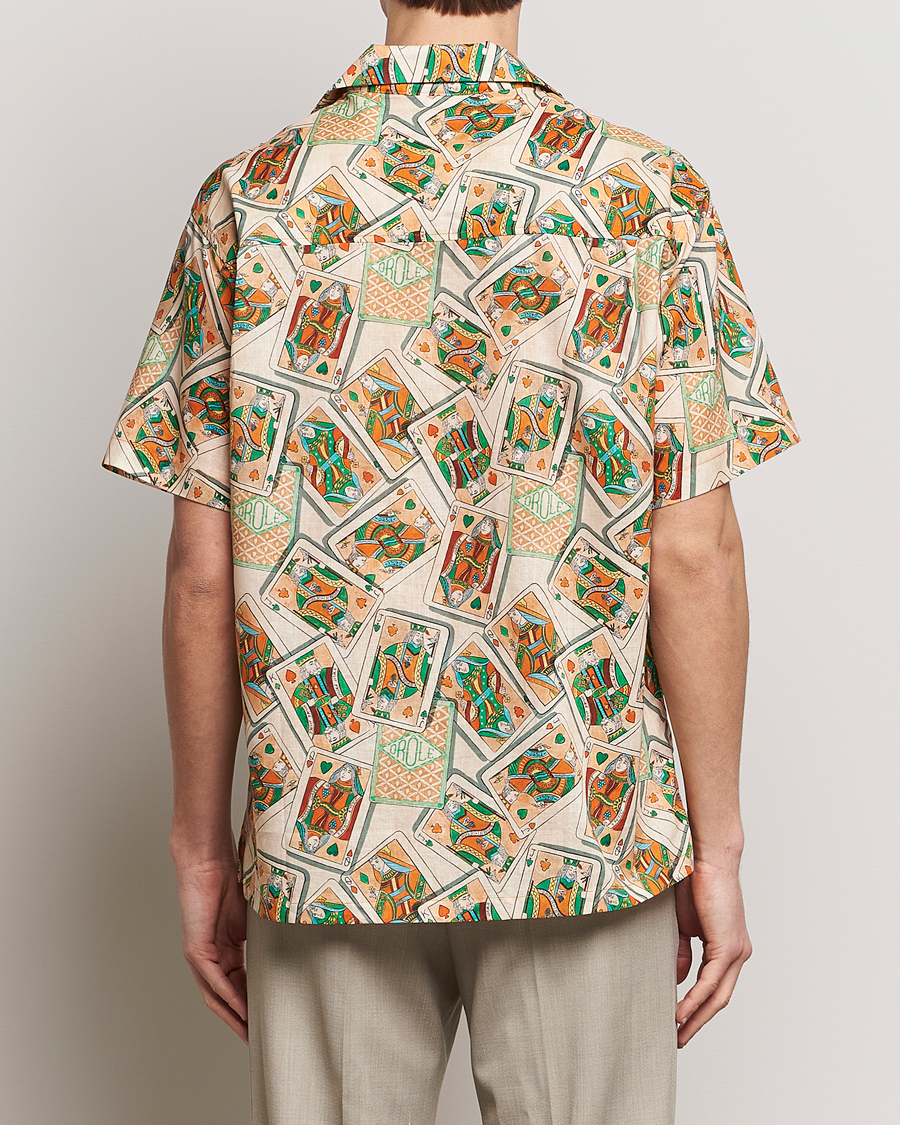 Herren | Hemden | Drôle de Monsieur | Jeu De Cartes Camp Shirt Peach