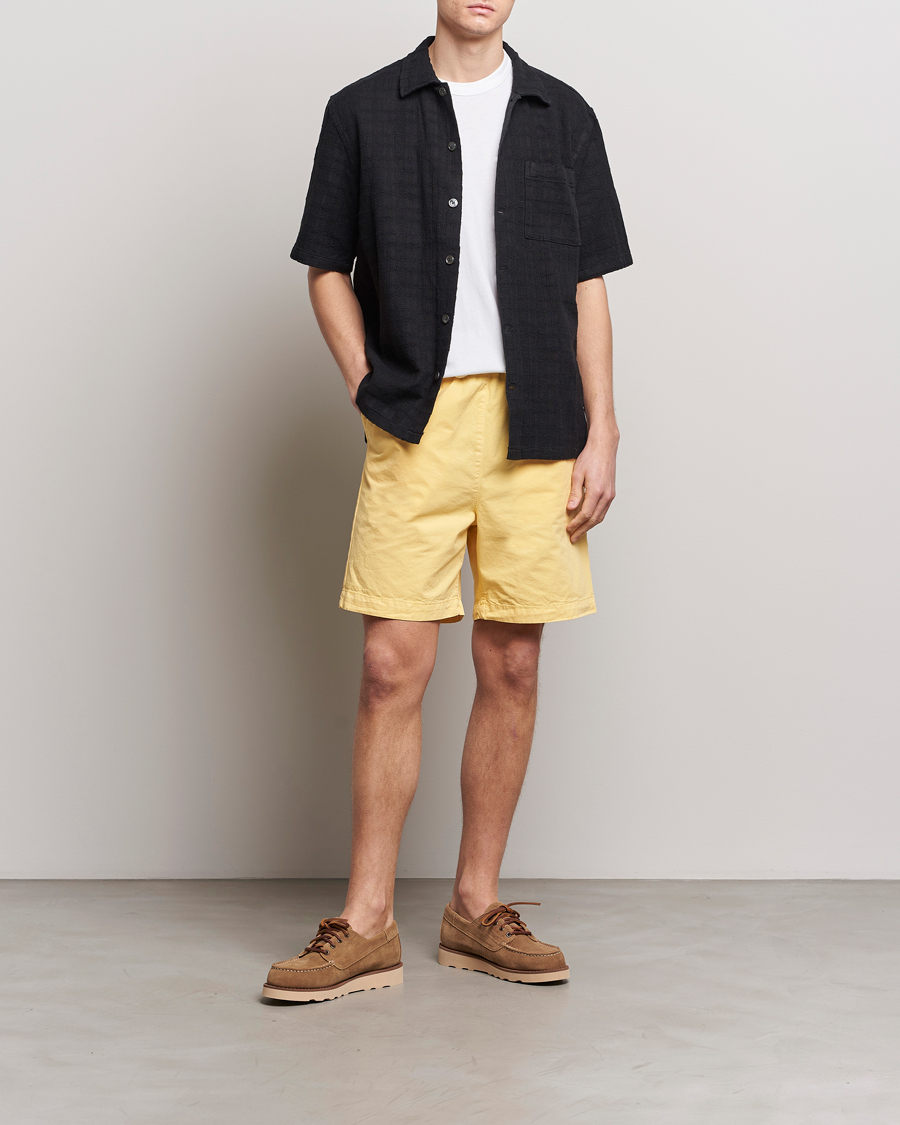 Herren | Shorts | Drôle de Monsieur | Drawstring Shorts Light Yellow