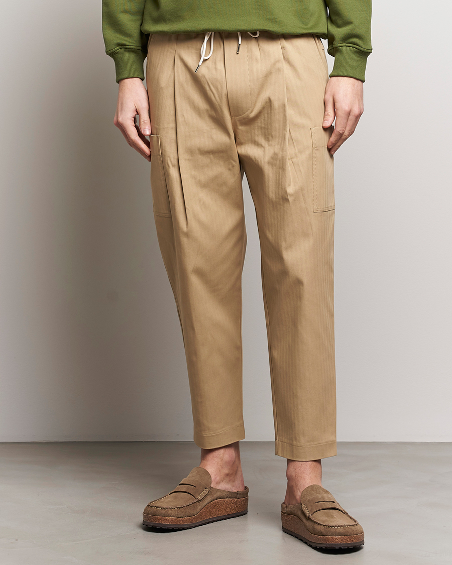 Herren | Kleidung | Drôle de Monsieur | Drawstring Pants Beige