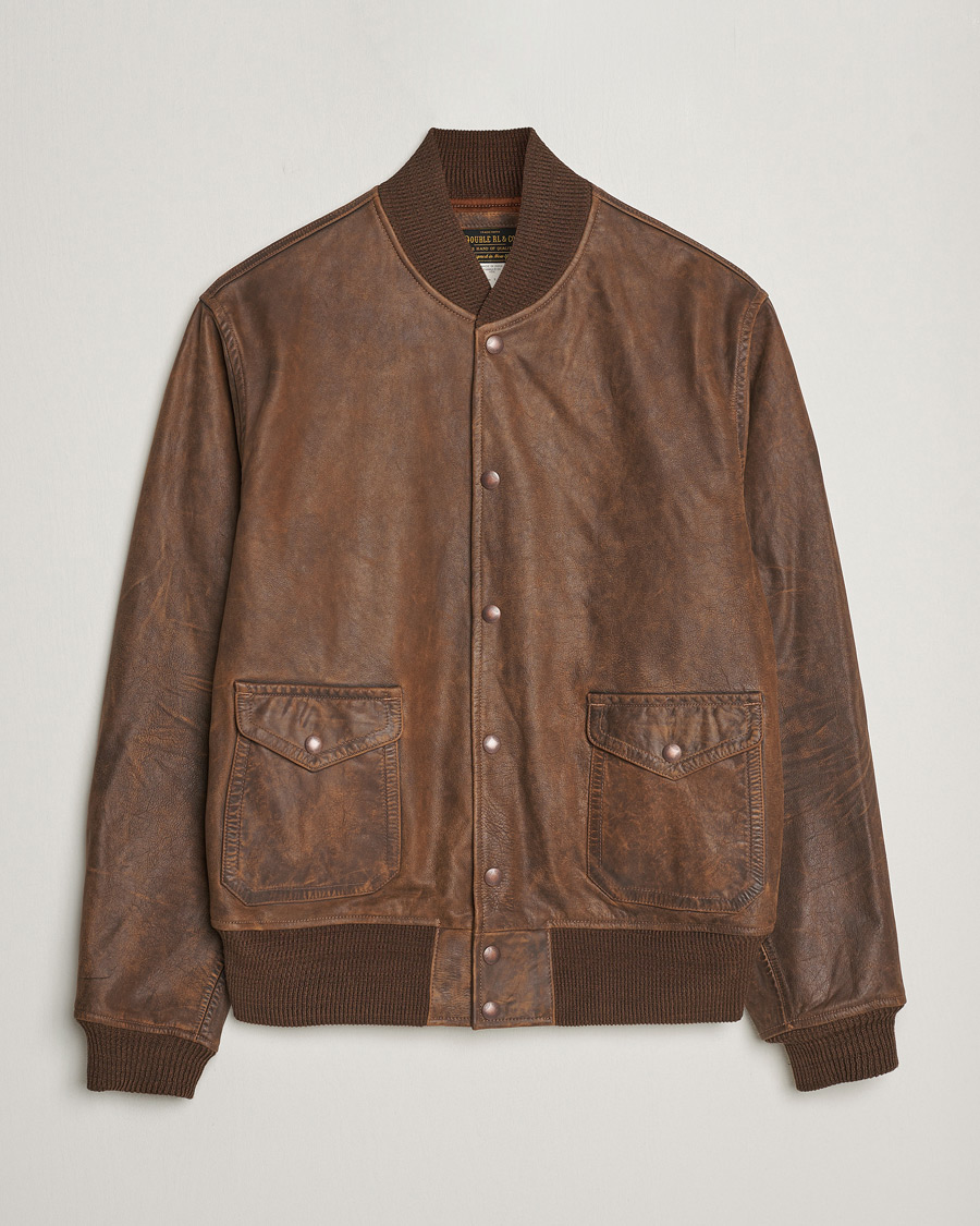 Herren | Jacken | RRL | Wright Leather Jacket Brown