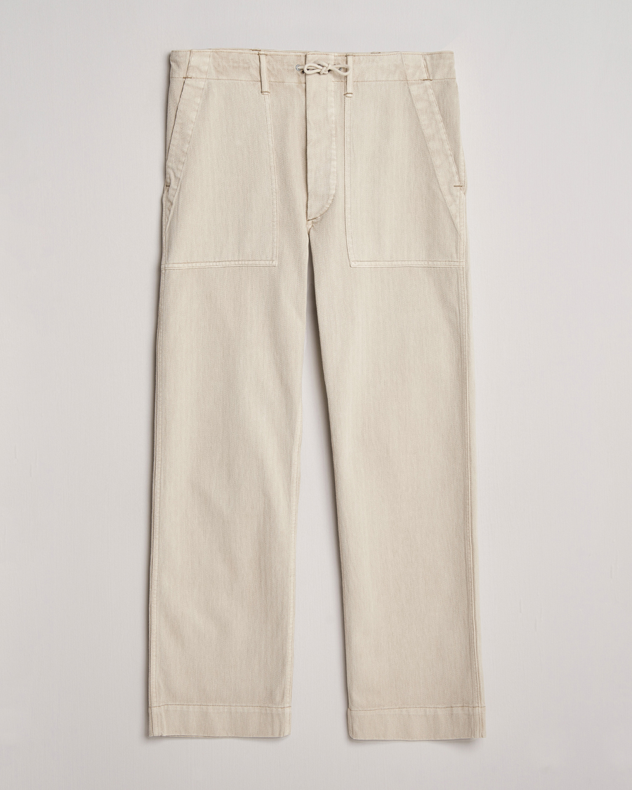 Herren | Hosen | RRL | Wilton Herringbone Surplus Pants Off White