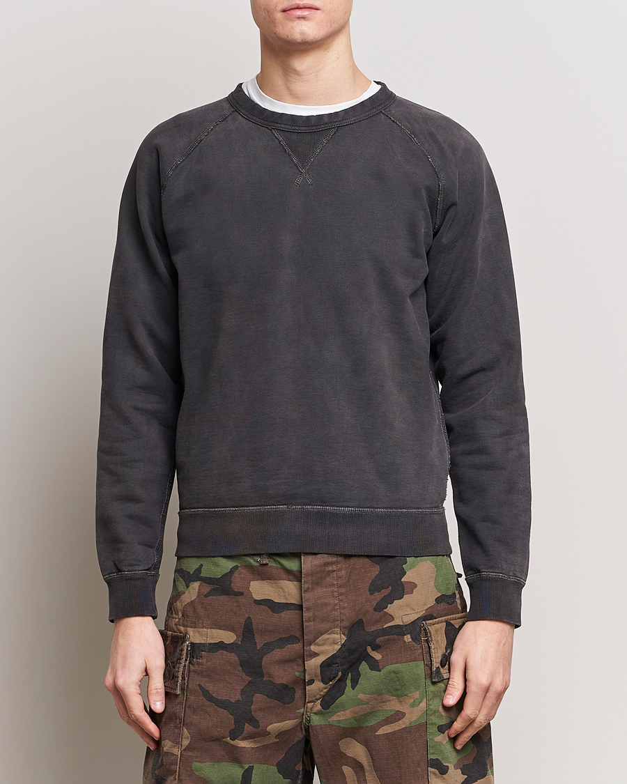 Herren | Pullover | RRL | Raglan Sleeve Sweatshirt Black Indigo