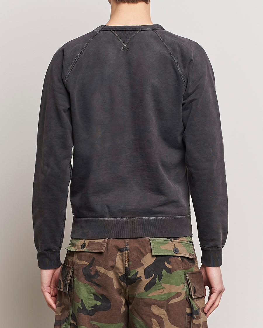 Herren | Pullover | RRL | Raglan Sleeve Sweatshirt Black Indigo