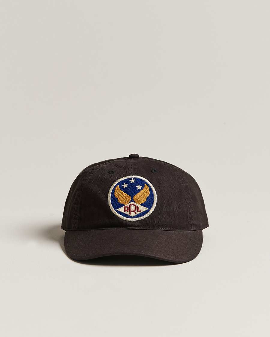 Herren | Hüte & Mützen | RRL | Garment Dyed Ball Cap Black