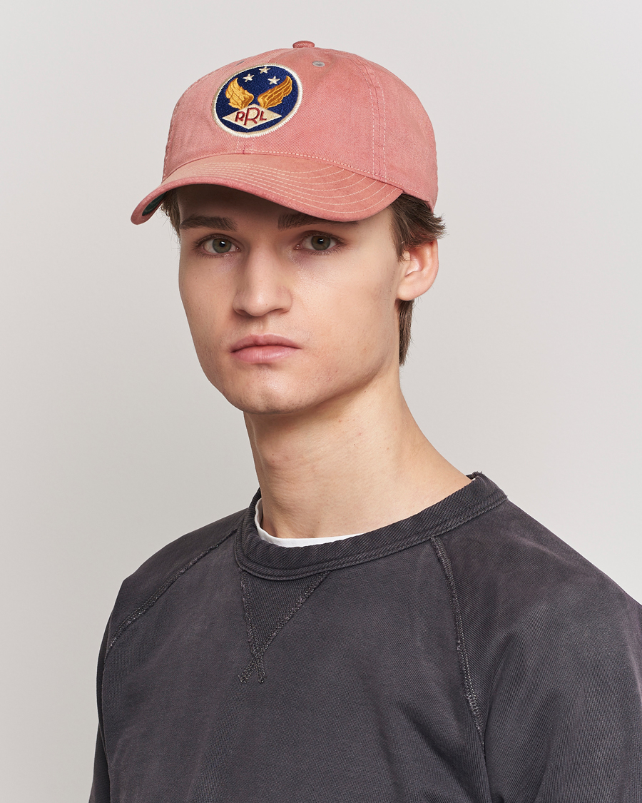 Herren | RRL | RRL | Garment Dyed Ball Cap Faded Red