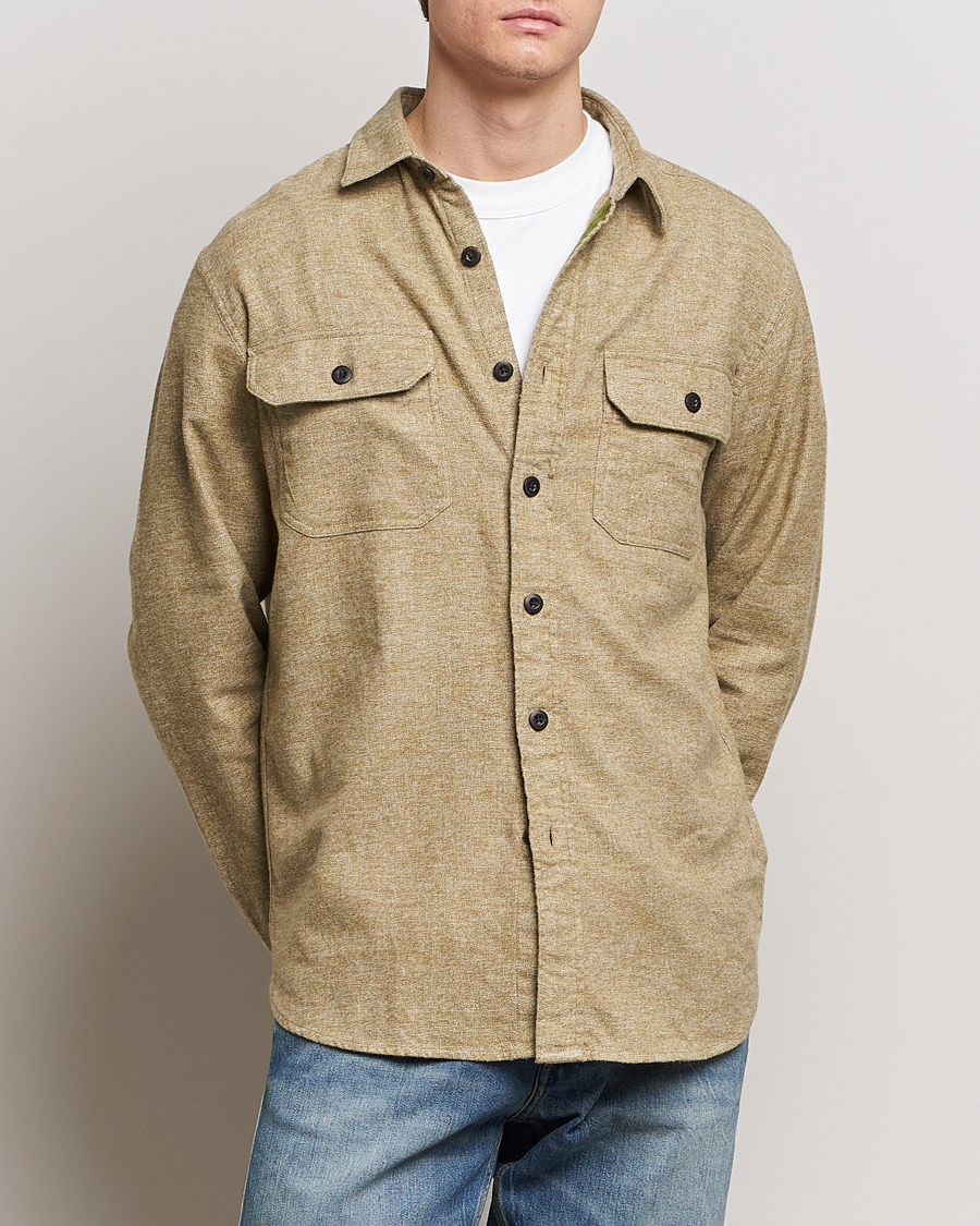 Men |  | Pendleton | Burnside Flannel Shirt Olive