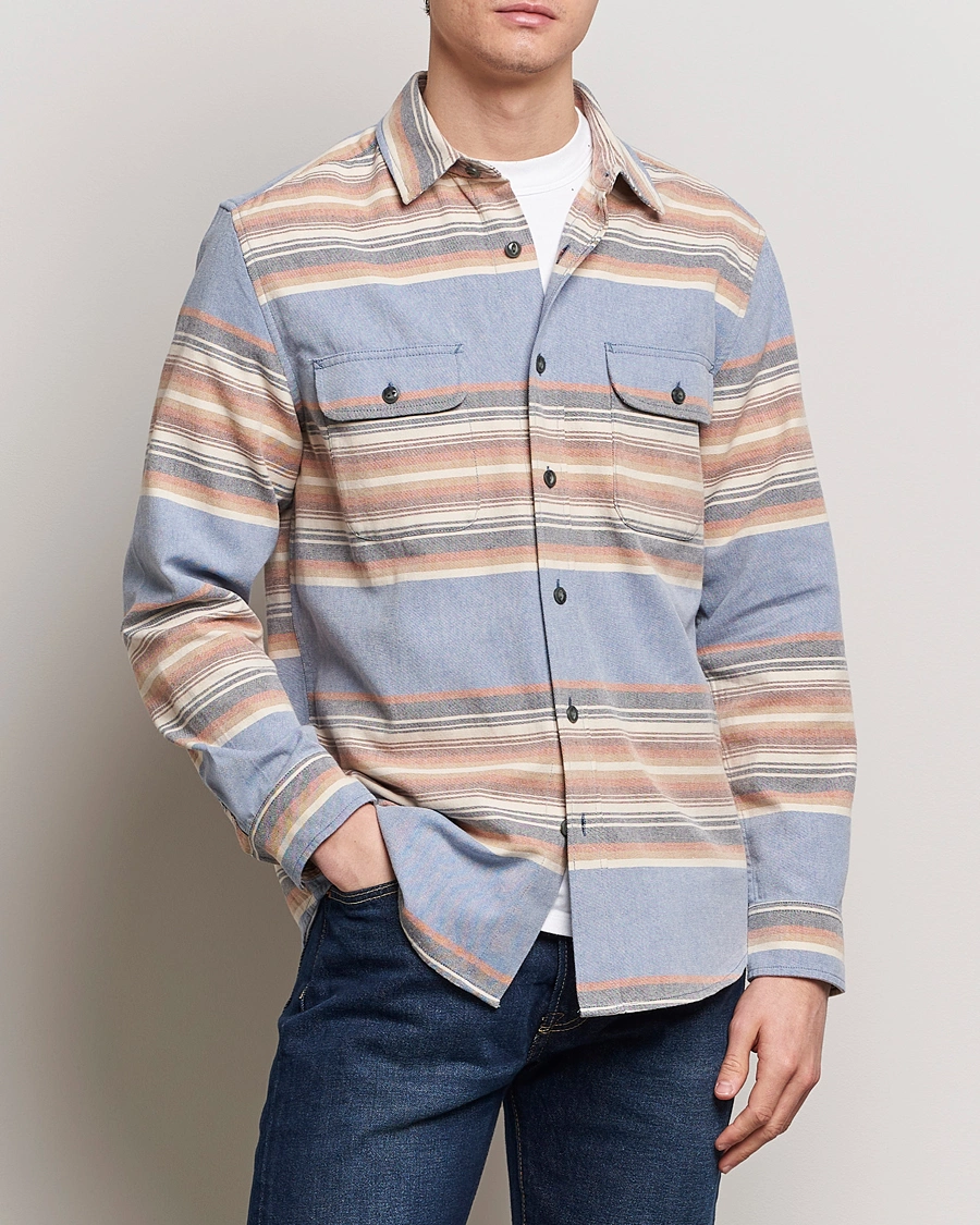 Herren | Hemden | Pendleton | Beach Shack Shirt Indigo Stripe