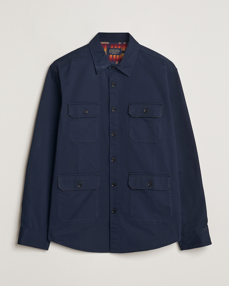 Herren | Hemden | Pendleton | Patchwork Explorer Shirt Navy