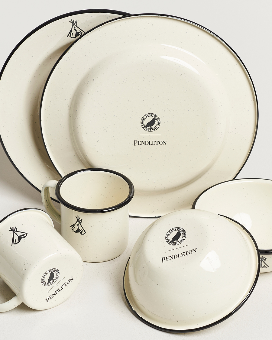 Herren | Lifestyle | Pendleton | Camp Enamelware Set Ivory