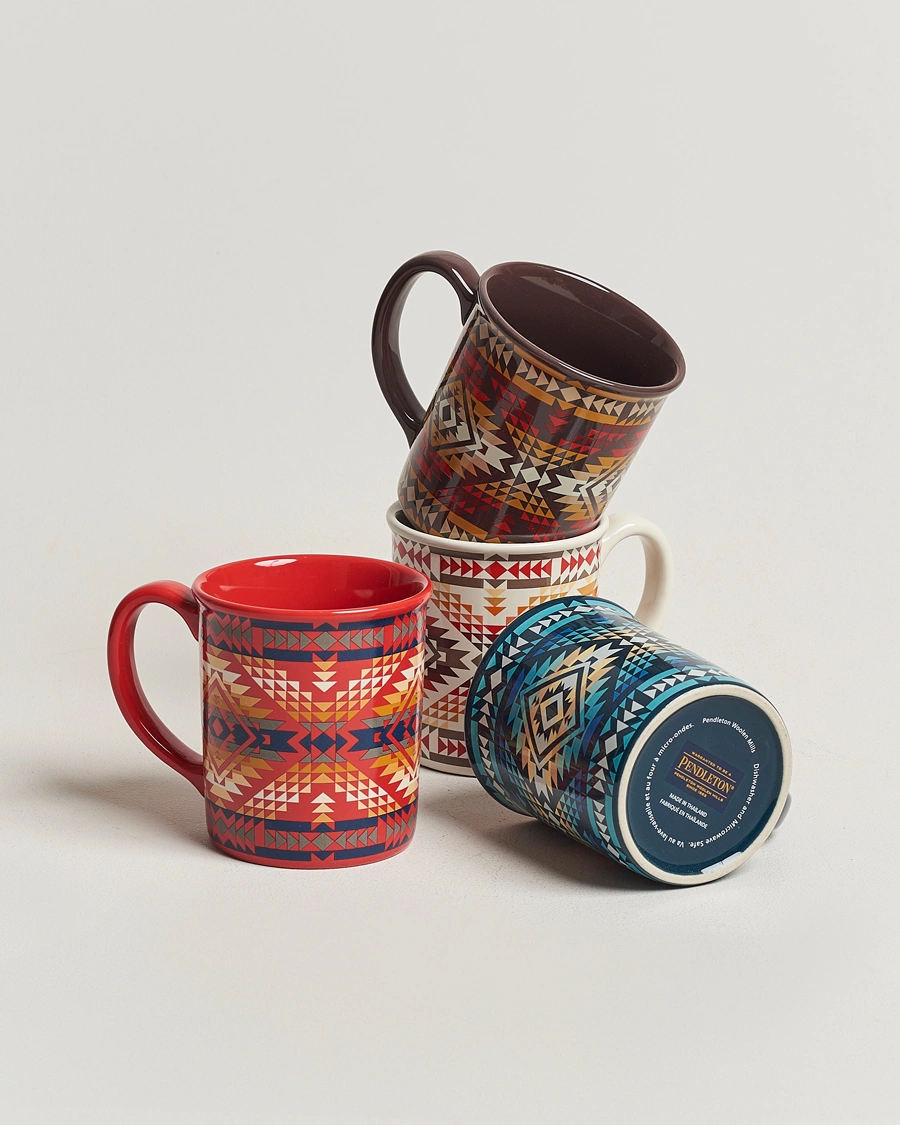Herren | Outdoor living | Pendleton | Ceramic Mug Set 4-Pack Smith Rock