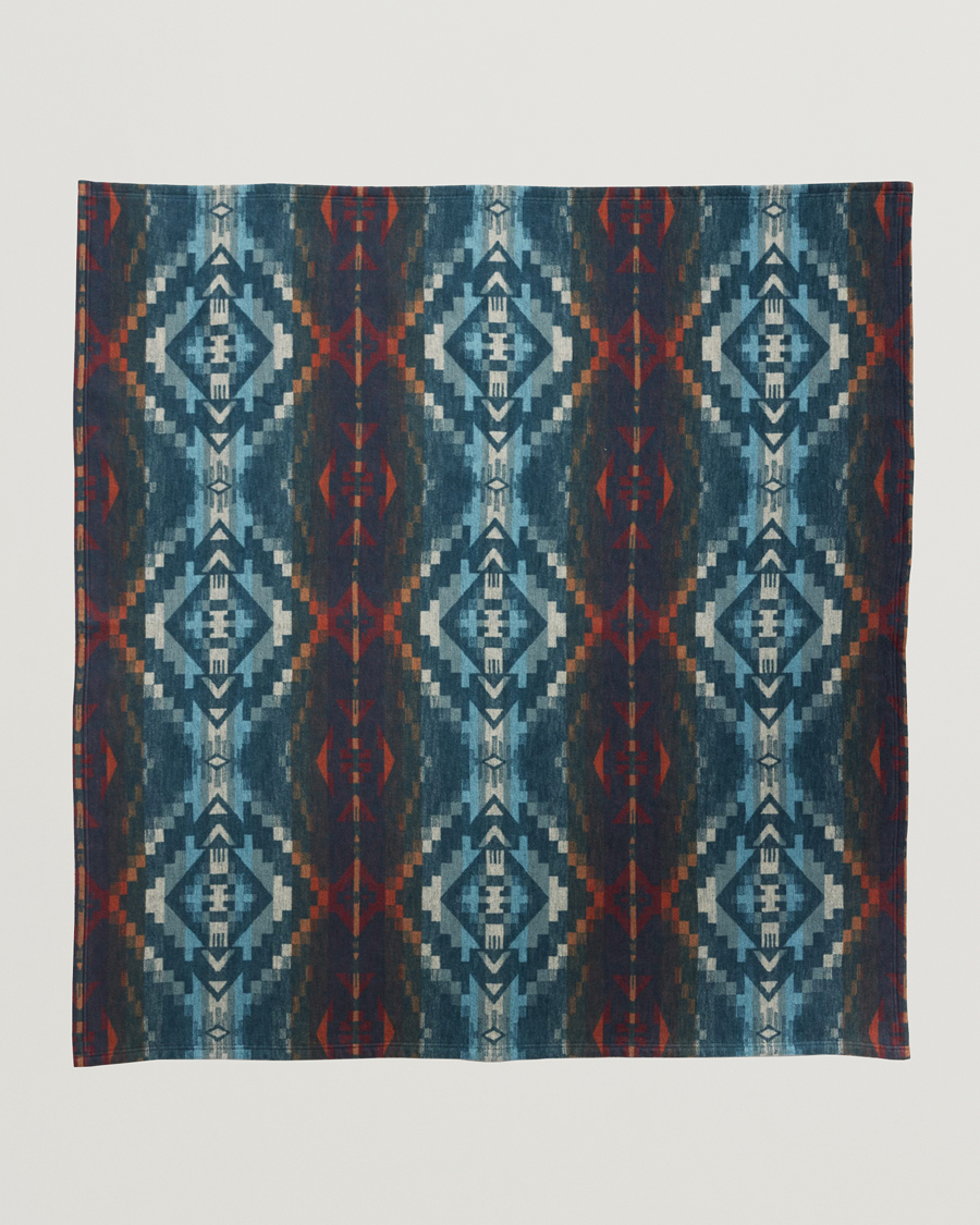 Herren | Pendleton Blanket Set 2-Pack Carico/Marine Stripe | Pendleton | Blanket Set 2-Pack Carico/Marine Stripe