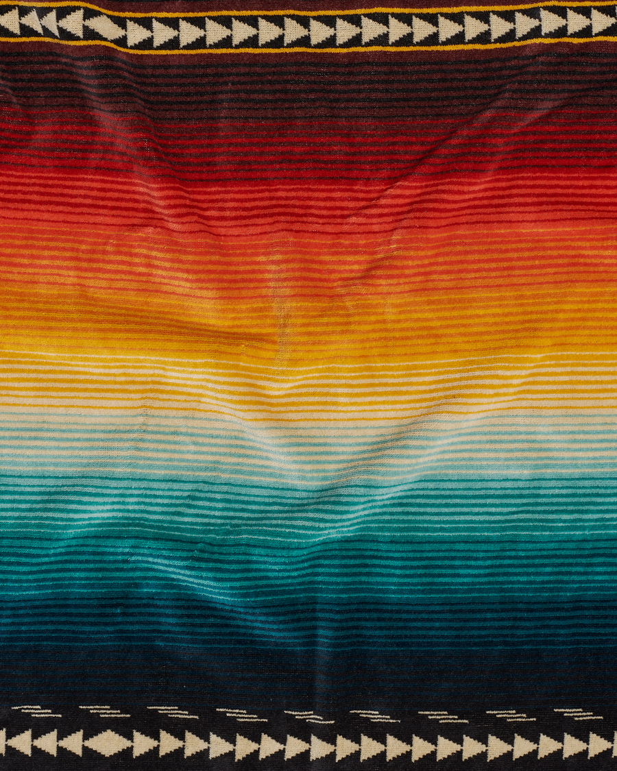 Herren | Textilien | Pendleton | Oversized Jacquard Spa Towel Saltillo Sunset