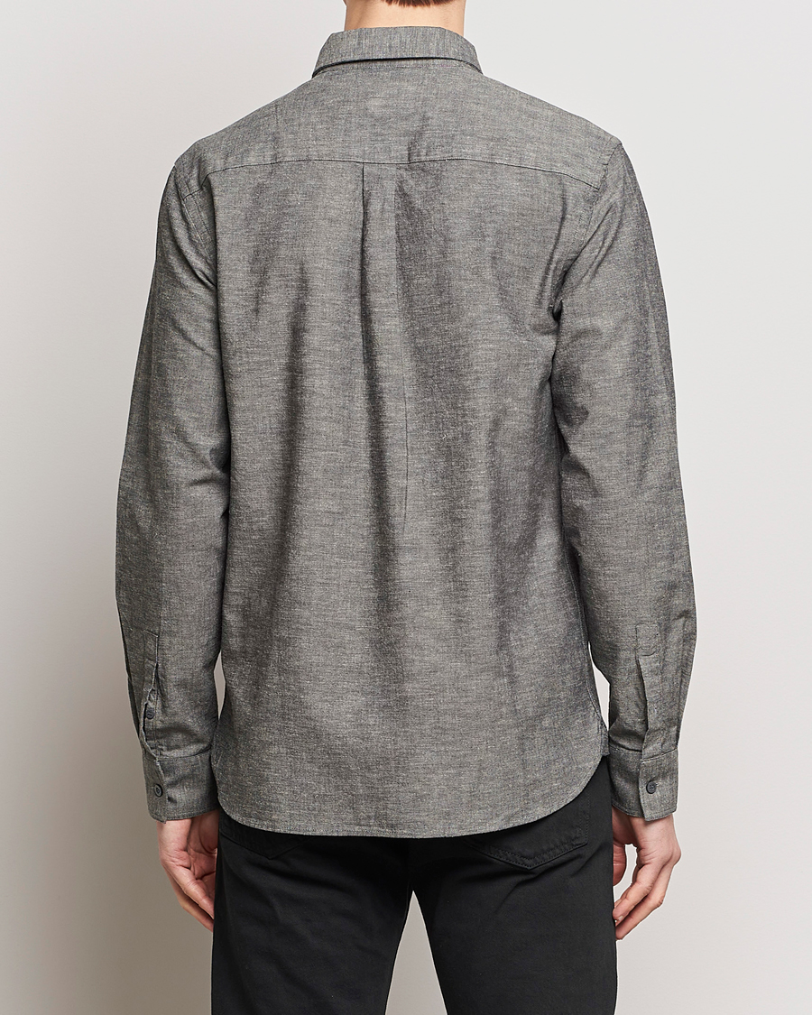 Herren | Hemden | Lyle & Scott | Linen Button Down Shirt Grey Melange