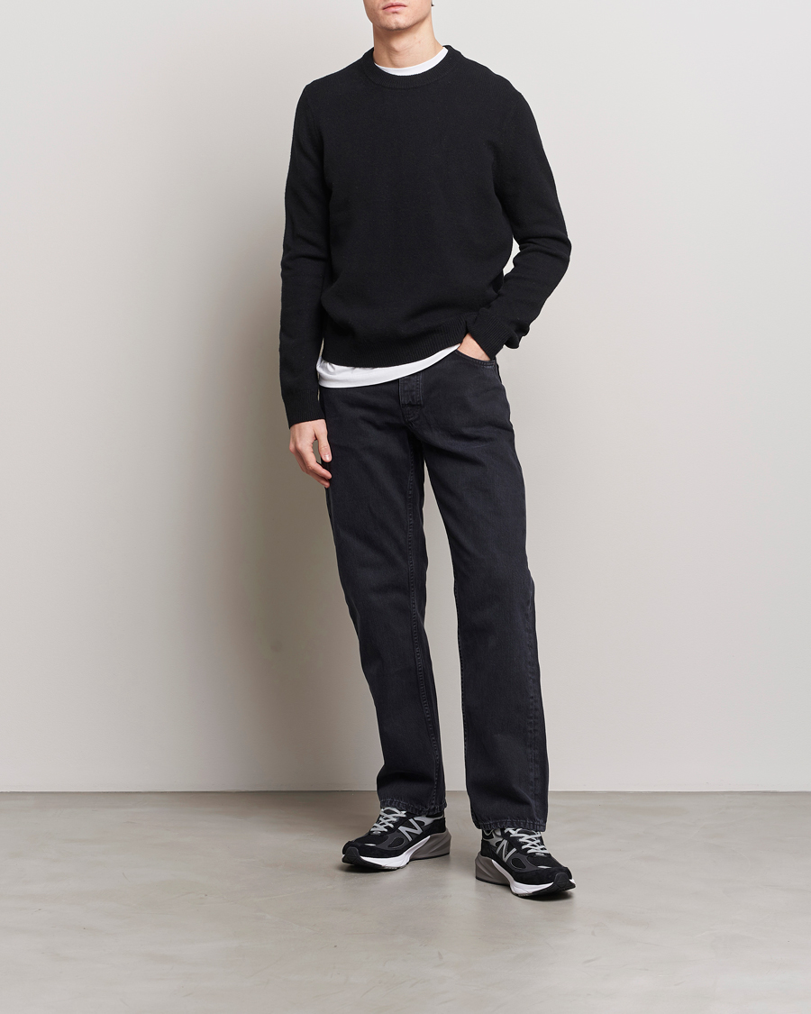 Herren | Pullover | Samsøe Samsøe | Isak Crew Neck Black