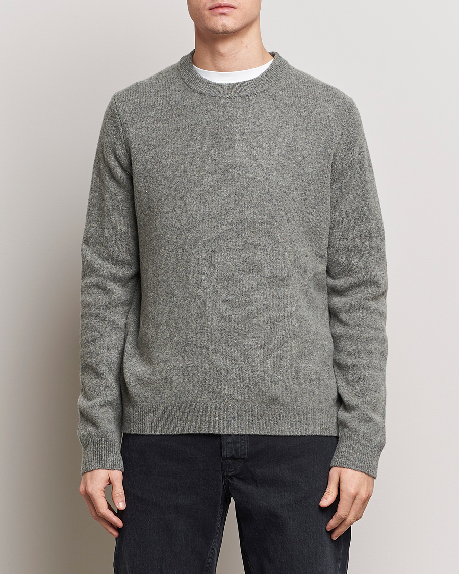 Herren | Pullover | Samsøe Samsøe | Isak Crew Neck Dark Grey