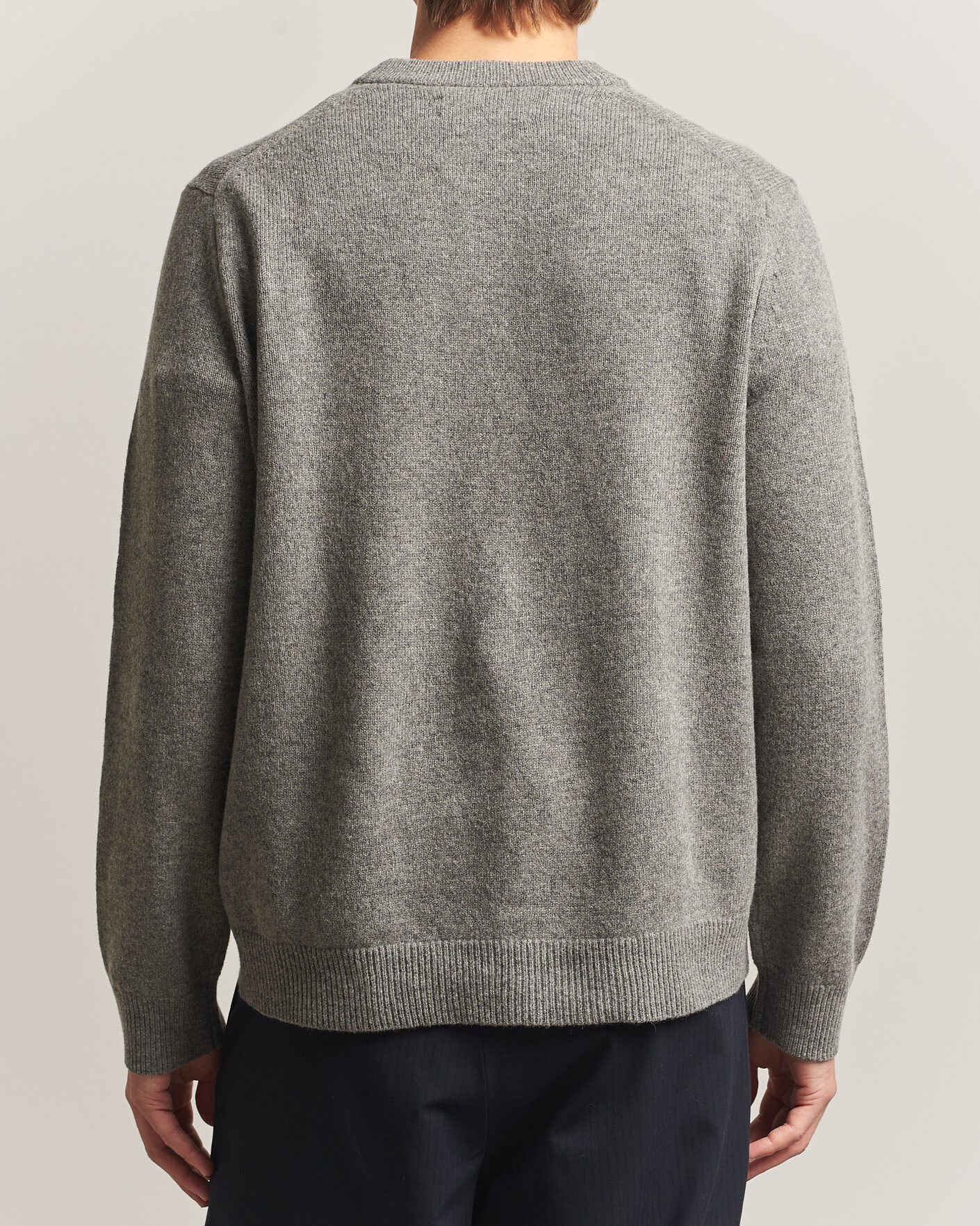 Herren | Pullover | Samsøe Samsøe | Isak Crew Neck Dark Grey