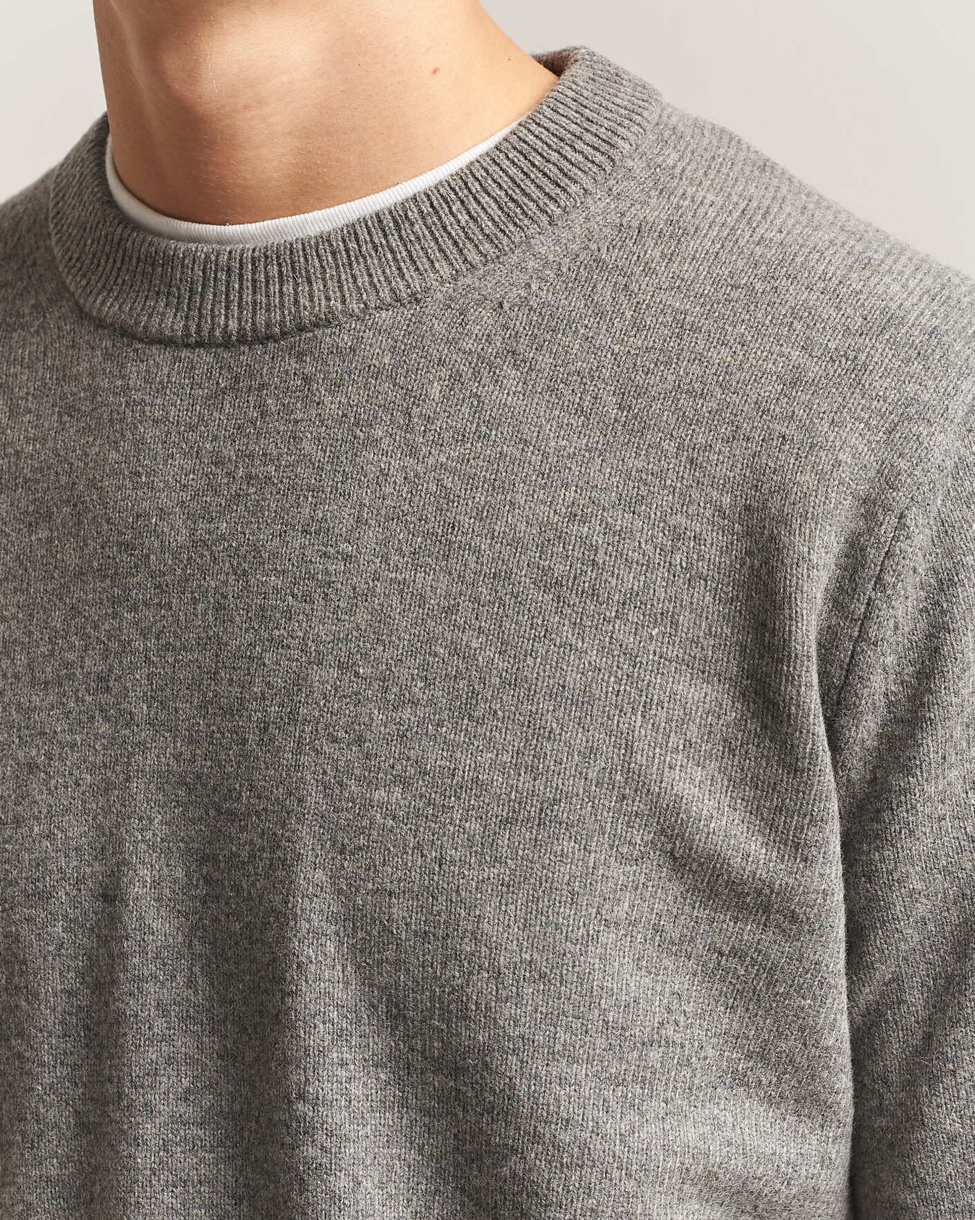 Herren | Pullover | Samsøe Samsøe | Isak Crew Neck Dark Grey