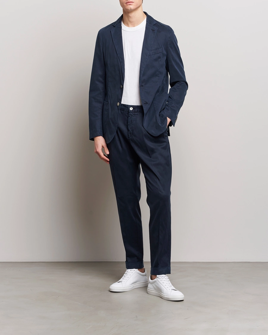 Herr | Kostymer | BOSS BLACK | Hanry Cotton Suit Dark Blue
