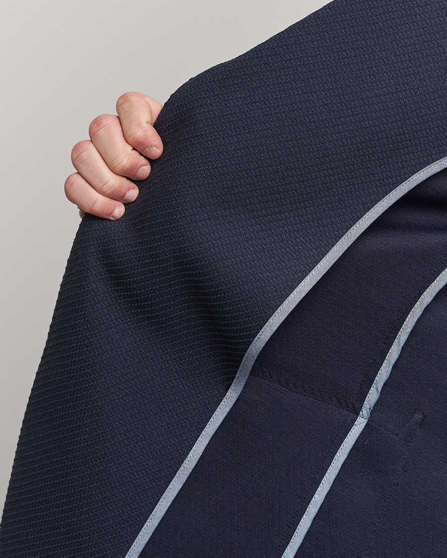 Herren | Sakkos | BOSS BLACK | Hanry Structured Jersey Blazer Dark Blue